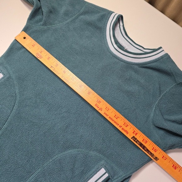 Patagonia Women Pullover Sweater Size XS Green Fleece Outdoors Hiking Pockets - Picture 8 of 11